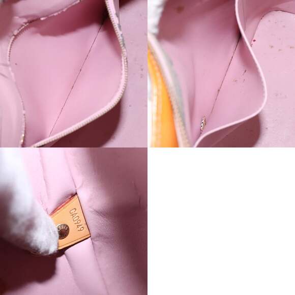LOUIS VUITTON Monogram Vernis Houston Bag Marshmallow Pink M91302 - Picture 13 of 13